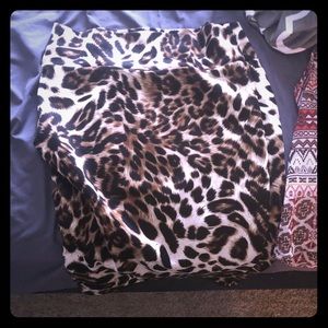 Leopard skirt